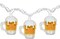 Festive St Patrick's Day Decoration: 3D Beer Mug String Lights, 8.5-foot Party Cup Light with 10 Beer Cups, and Interchangeable Beer Fairy Patio Lights for Summer Bar Birthday Bedroom Club